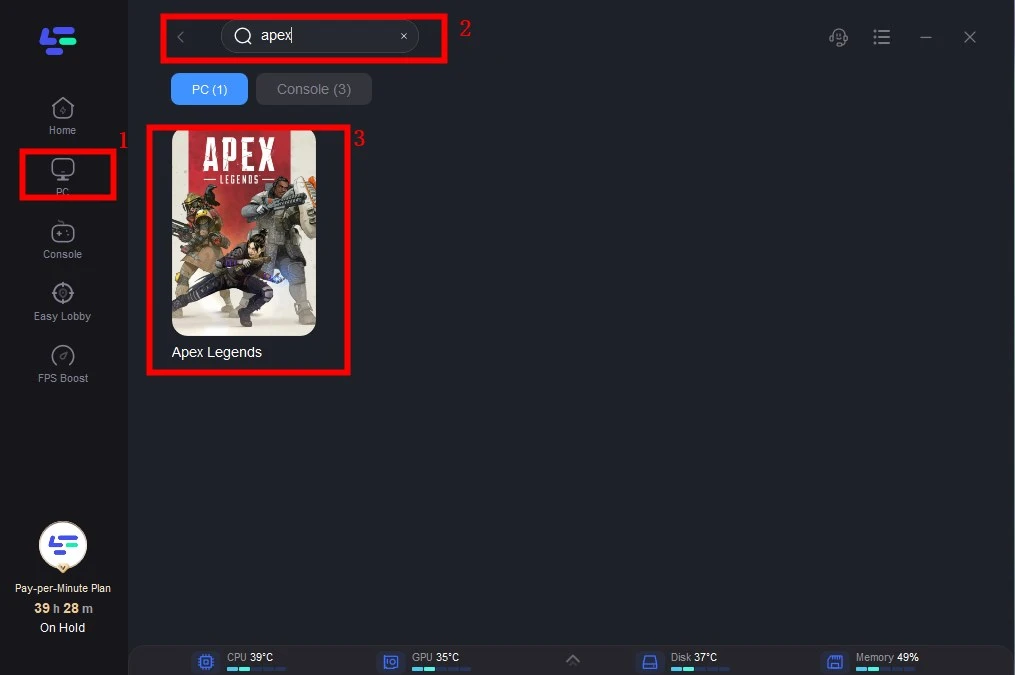 packet loss in Apex Legends