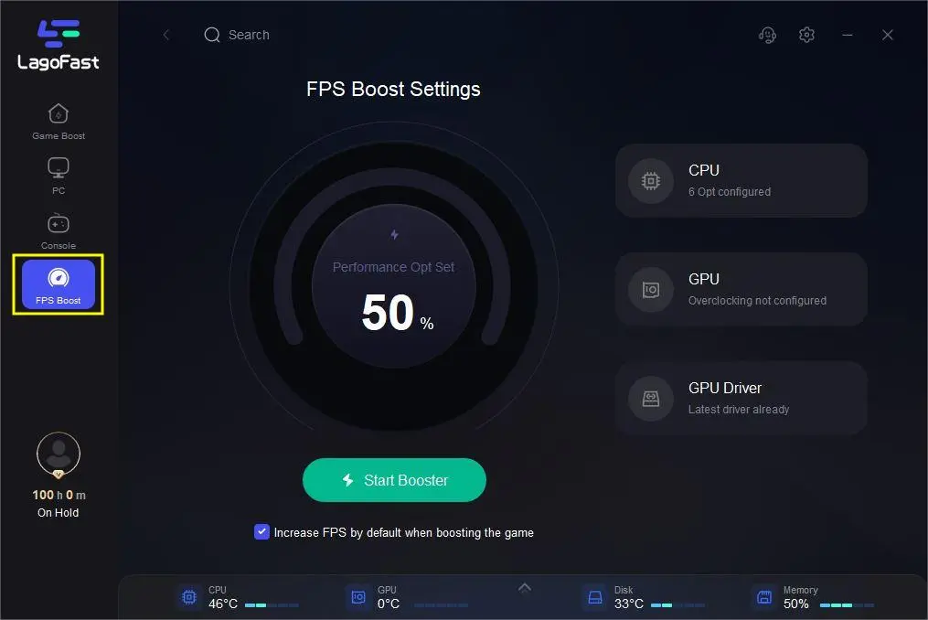 fps updating main page