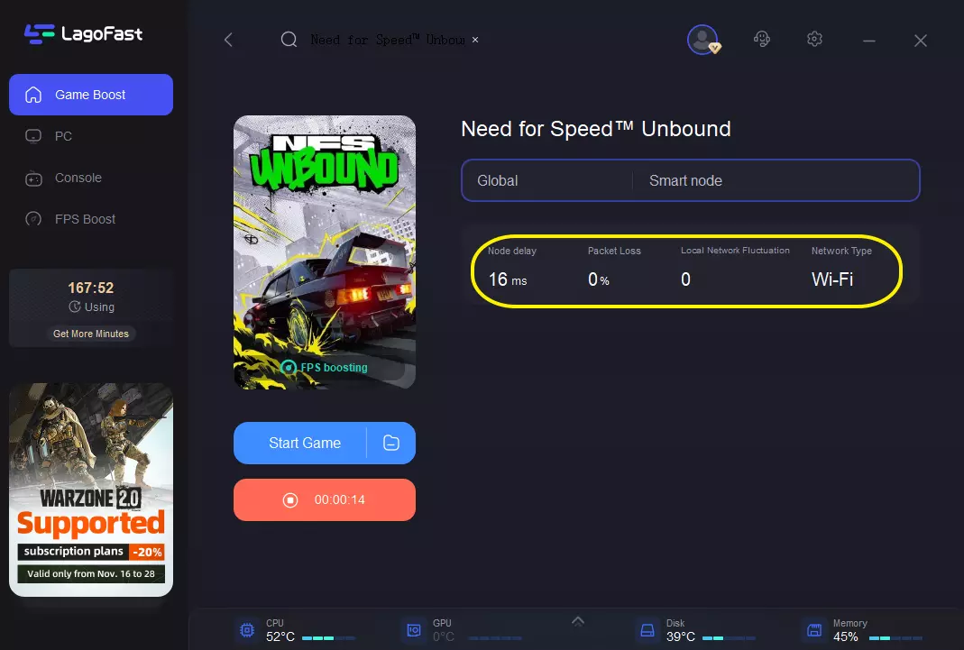 need for speed unbound latency