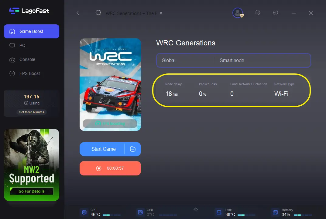 wrc generation lag fixer-real ping